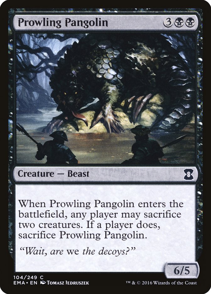 Prowling Pangolin – Common Magic: The Gathering card from Eternal Masters (#104)