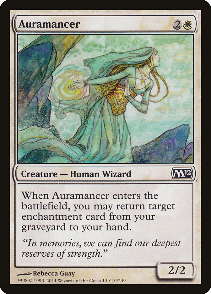 Auramancer – Common Magic: The Gathering card from Magic 2012 (#9)
