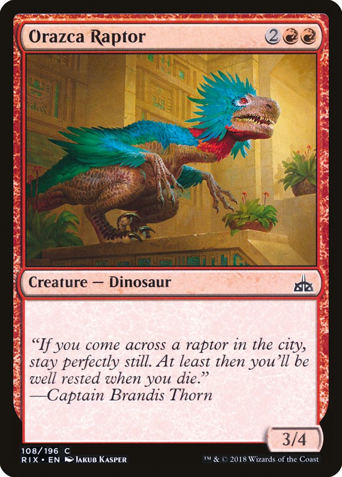 Orazca Raptor – Common Magic: The Gathering card from Rivals of Ixalan (#108)
