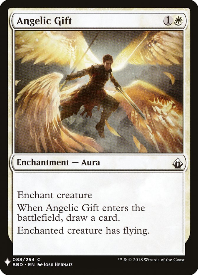 Angelic Gift – Common Magic: The Gathering card from The List (#BBD-88)