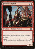 Frontline Rebel – Common Magic: The Gathering card from Aether Revolt (#82)