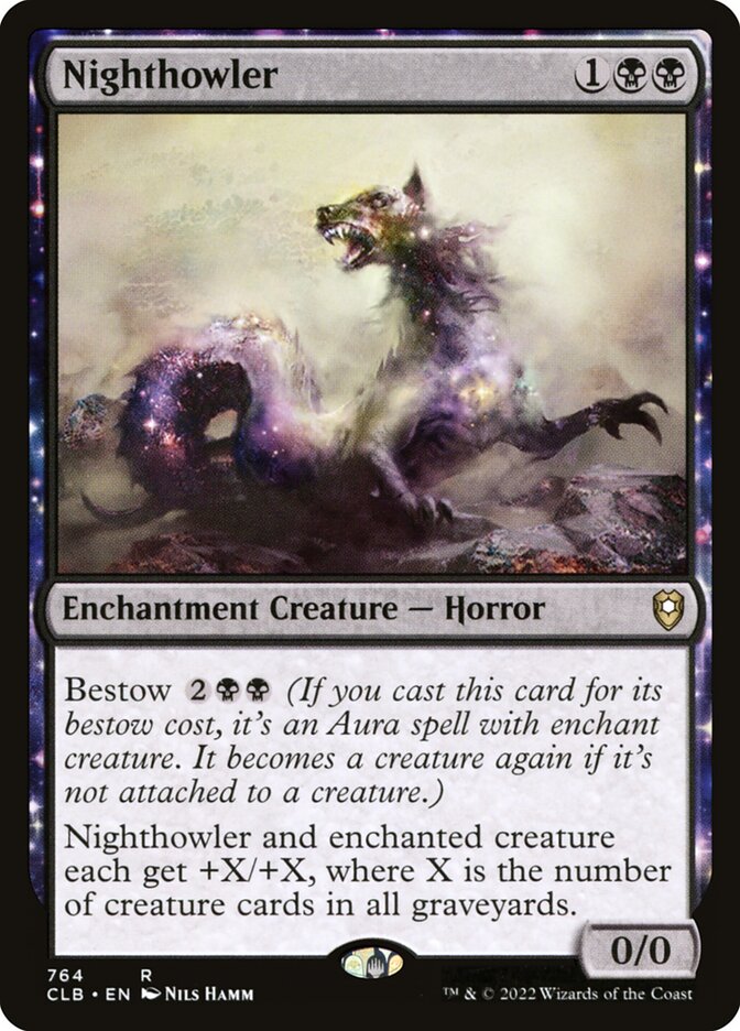 Nighthowler – Rare Magic: The Gathering card from Commander Legends: Battle for Baldur's Gate (#764)