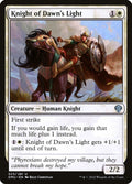 Knight of Dawn's Light – Uncommon Magic: The Gathering card from Dominaria United (#23)