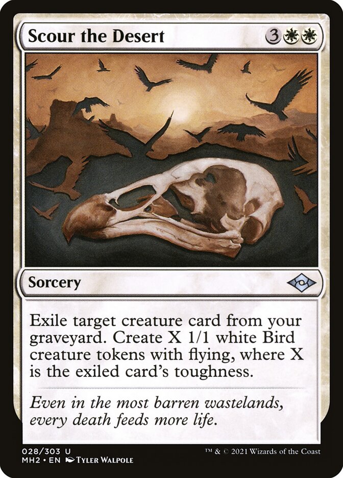 Scour the Desert – Uncommon Magic: The Gathering card from Modern Horizons 2 (#28)