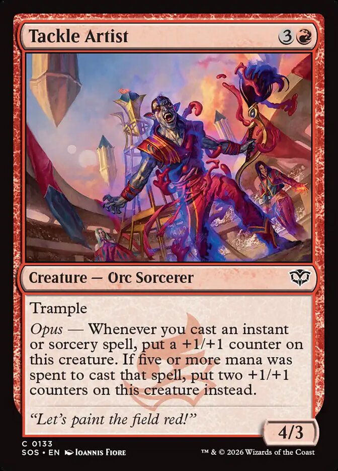 Tackle Artist – Common Magic: The Gathering card from Secrets of Strixhaven (#133)