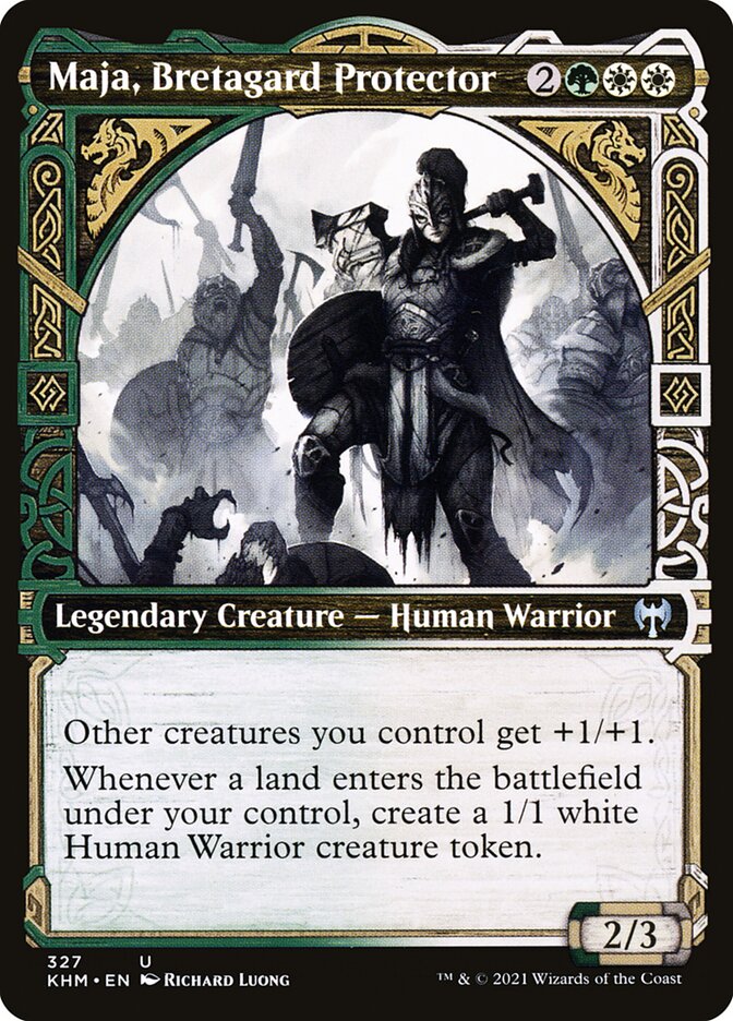 Maja, Bretagard Protector – Uncommon Magic: The Gathering card from Kaldheim (#327)