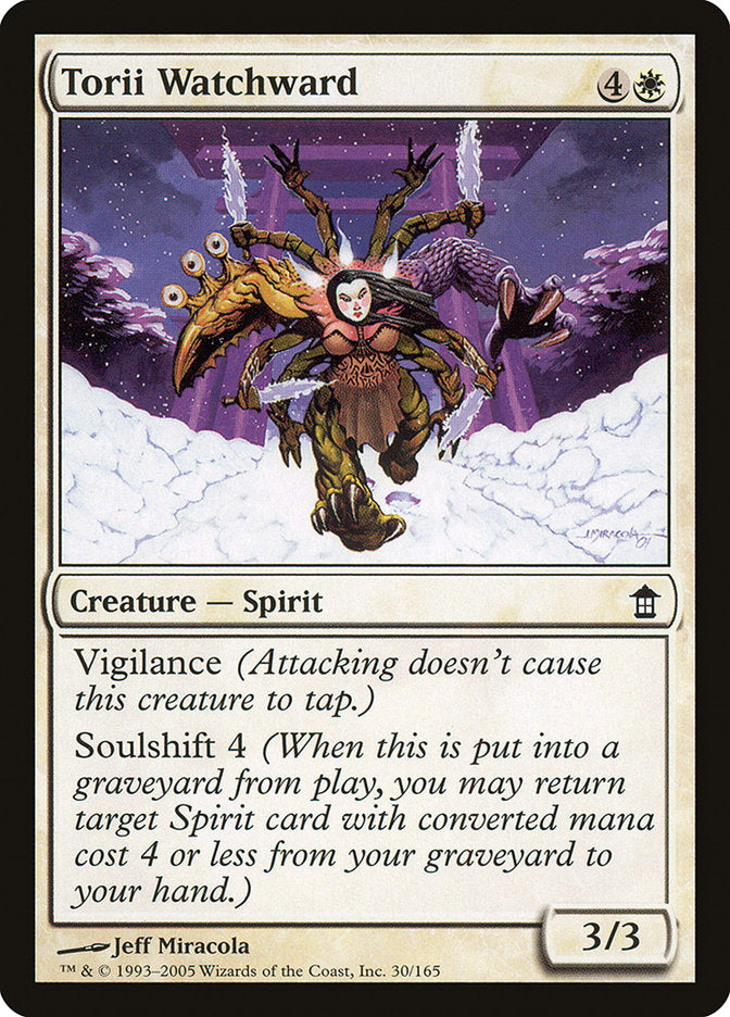 Torii Watchward – Common Magic: The Gathering card from Saviors of Kamigawa (#30)