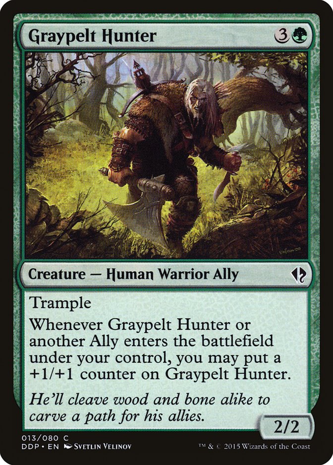 Graypelt Hunter – Common Magic: The Gathering card from Duel Decks: Zendikar vs. Eldrazi (#13)