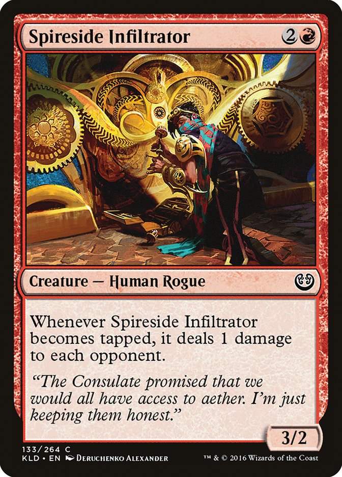 Spireside Infiltrator – Common Magic: The Gathering card from Kaladesh (#133)