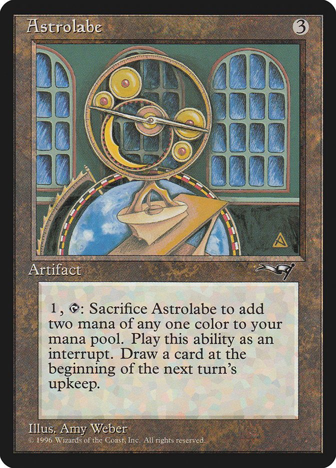 Astrolabe – Common Magic: The Gathering card from Alliances (#118a)
