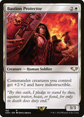 Bastion Protector – Rare Magic: The Gathering card from Warhammer 40,000 Commander (#182)