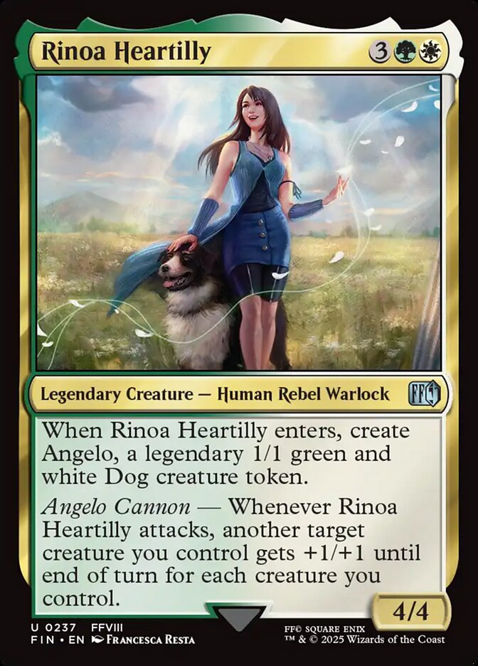 Rinoa Heartilly – Uncommon Magic: The Gathering card from Final Fantasy (#237)