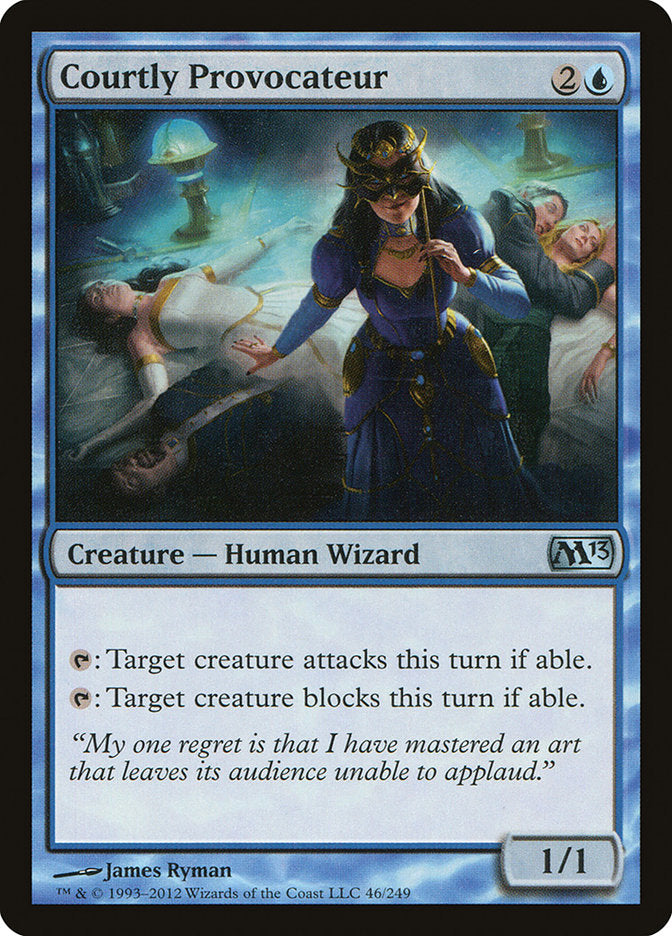 Courtly Provocateur – Uncommon Magic: The Gathering card from Magic 2013 (#46)