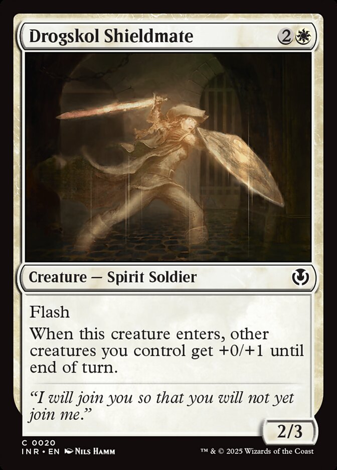 Drogskol Shieldmate – Common Magic: The Gathering card from Innistrad Remastered (#20)