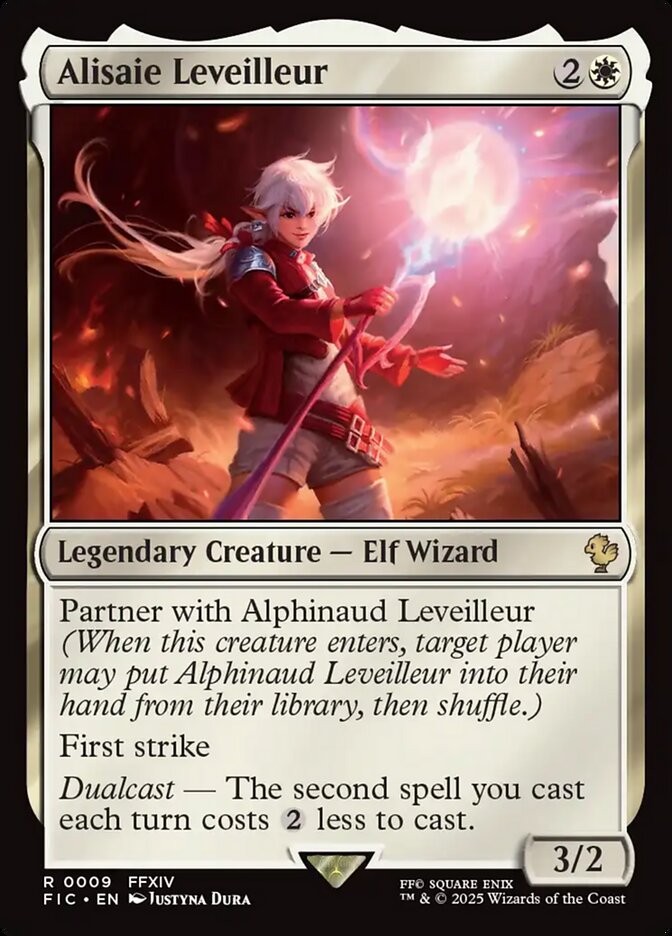 Alisaie Leveilleur – Rare Magic: The Gathering card from Final Fantasy Commander (#9)