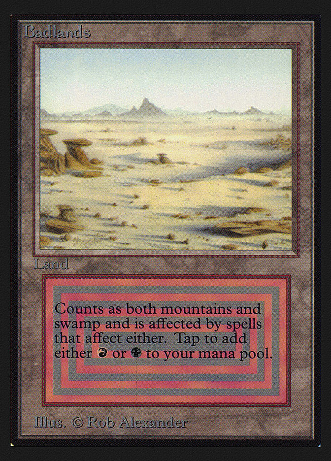 Badlands – Rare Magic: The Gathering card from Collectors' Edition (#278)