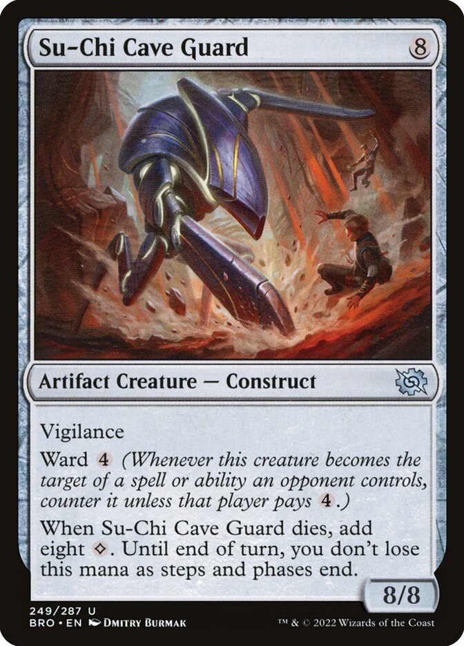 Su-Chi Cave Guard – Uncommon Magic: The Gathering card from The Brothers' War (#249)