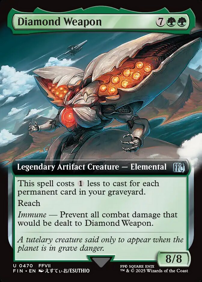 Diamond Weapon – Uncommon Magic: The Gathering card from Final Fantasy (#470)