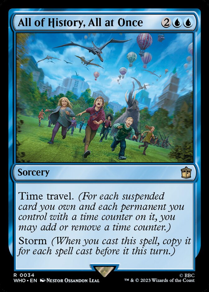 All of History, All at Once – Rare Magic: The Gathering card from Doctor Who (#34)