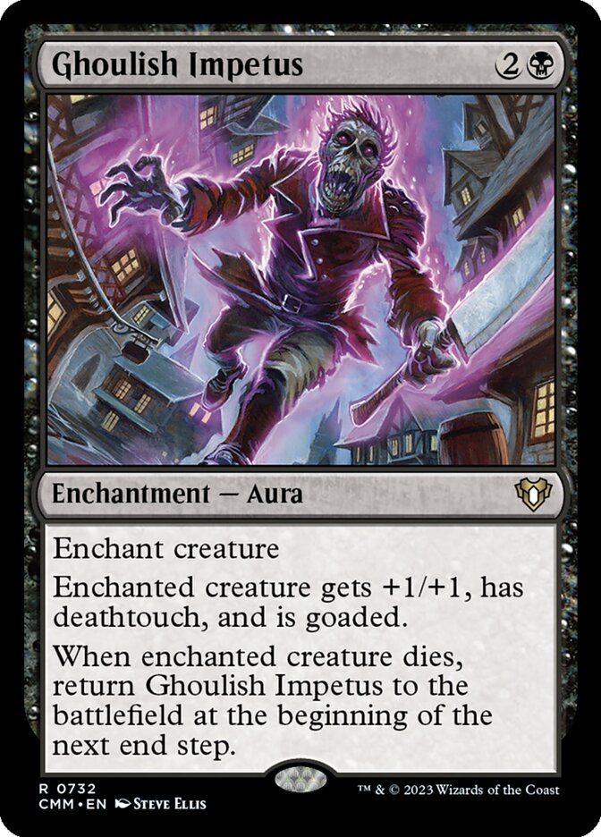 Ghoulish Impetus – Rare Magic: The Gathering card from Commander Masters (#732)