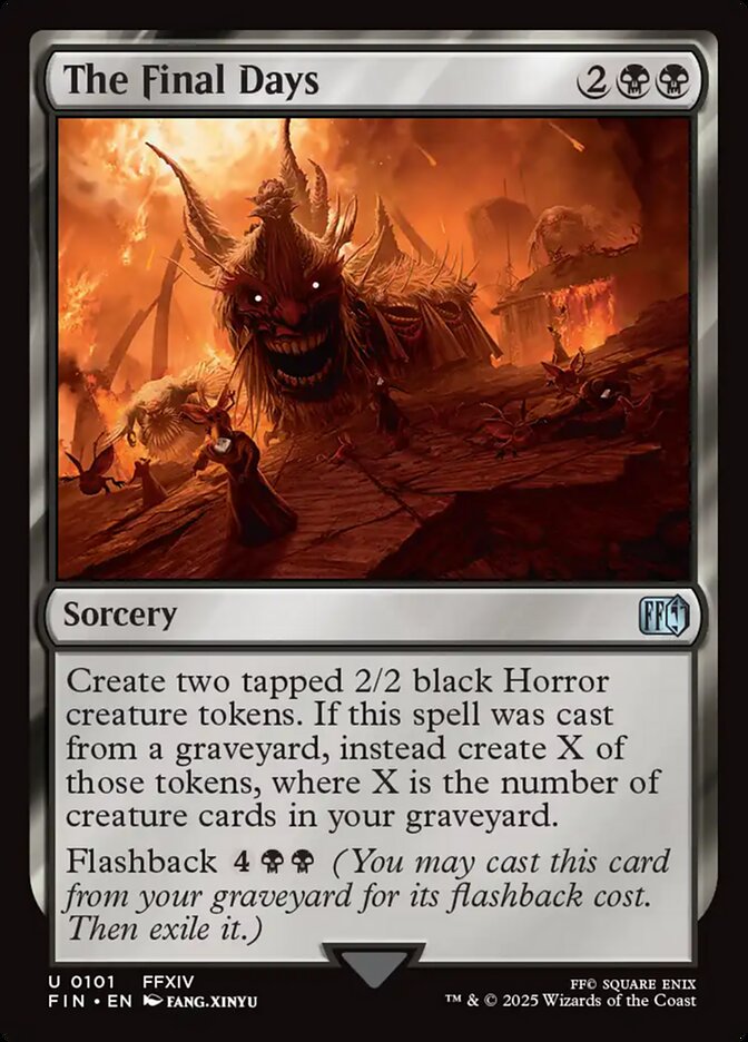 The Final Days – Uncommon Magic: The Gathering card from Final Fantasy (#101)