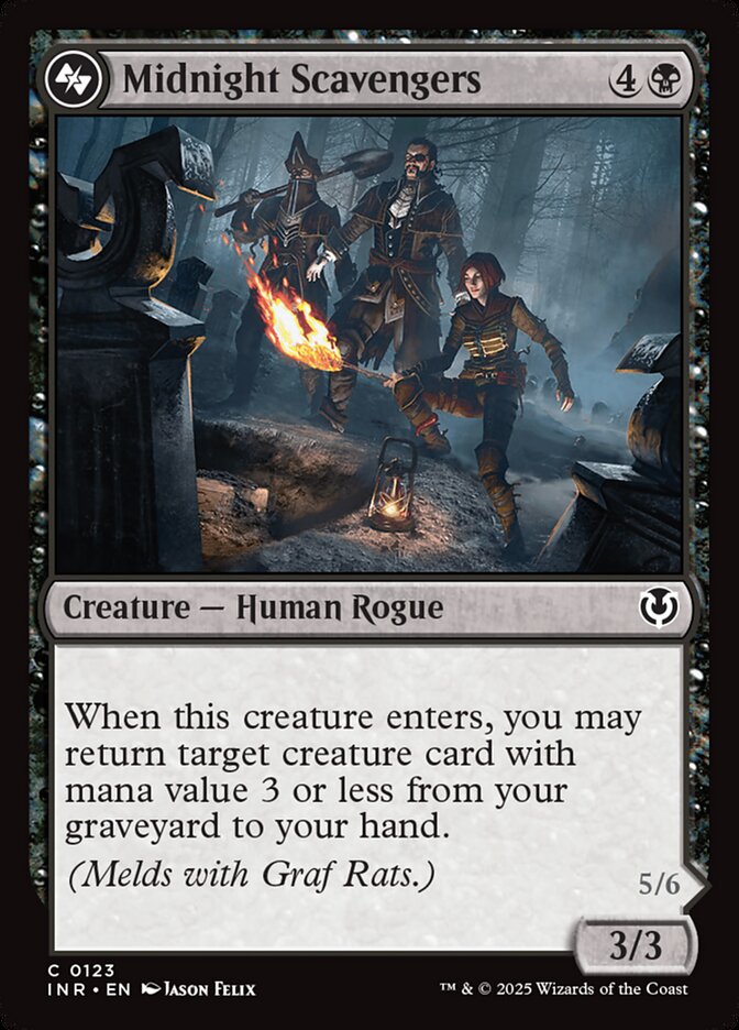 Midnight Scavengers – Common Magic: The Gathering card from Innistrad Remastered (#123)