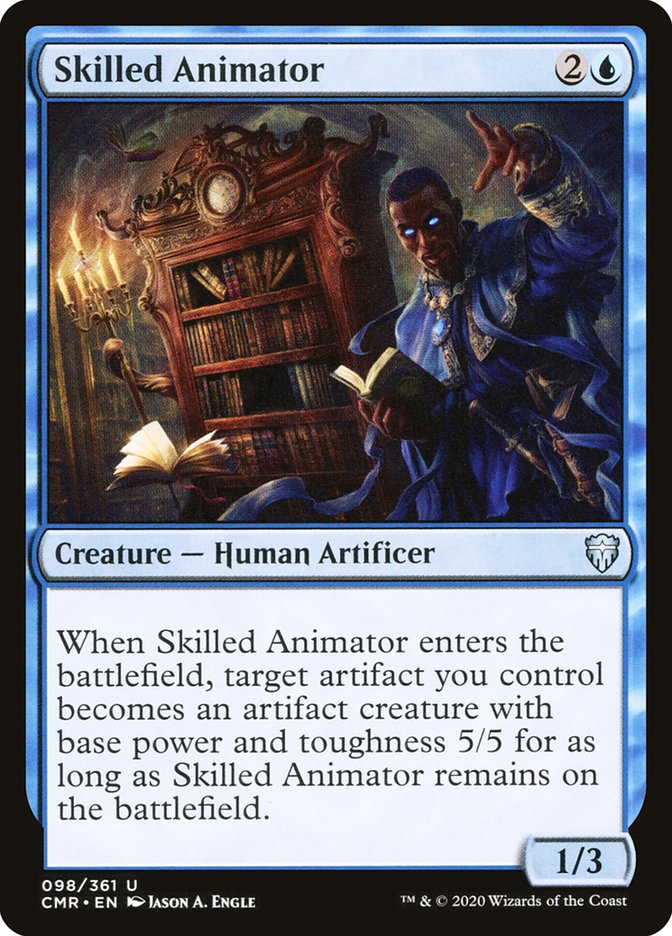 Skilled Animator – Uncommon Magic: The Gathering card from Commander Legends (#98)
