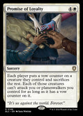Promise of Loyalty – Rare Magic: The Gathering card from Bloomburrow Commander (#148)