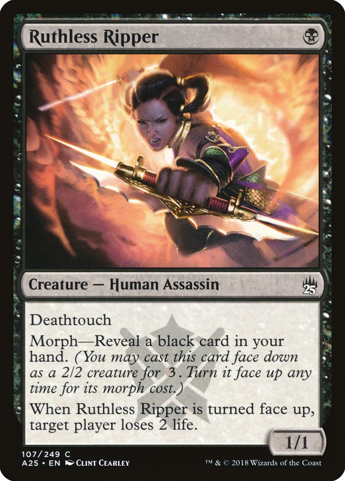 Ruthless Ripper – Common Magic: The Gathering card from Masters 25 (#107)
