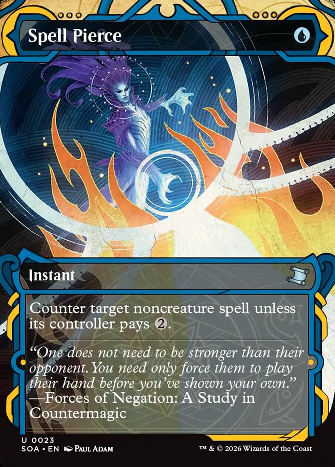 Spell Pierce – Uncommon Magic: The Gathering card from Secrets of Strixhaven Mystical Archive (#23)