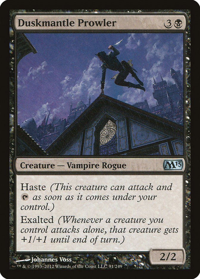 Duskmantle Prowler – Uncommon Magic: The Gathering card from Magic 2013 (#91)
