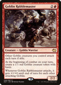 Goblin Rabblemaster – Rare Magic: The Gathering card from Duel Decks: Merfolk vs. Goblins (#46)