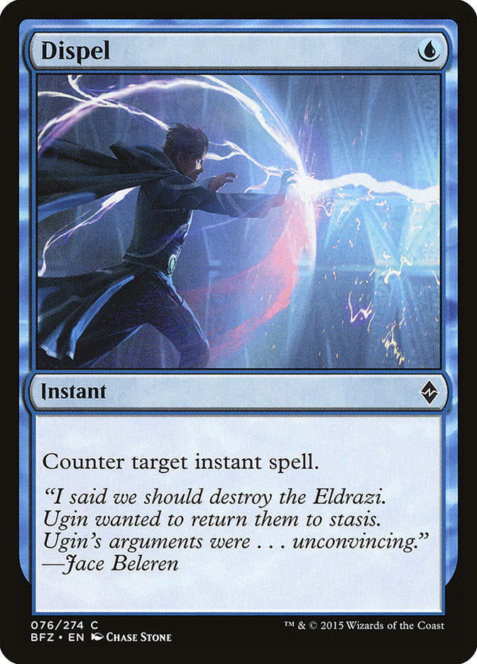 Dispel – Common Magic: The Gathering card from Battle for Zendikar (#76)