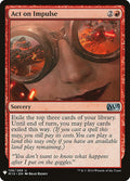 Act on Impulse – Uncommon Magic: The Gathering card from The List (#M15-126)