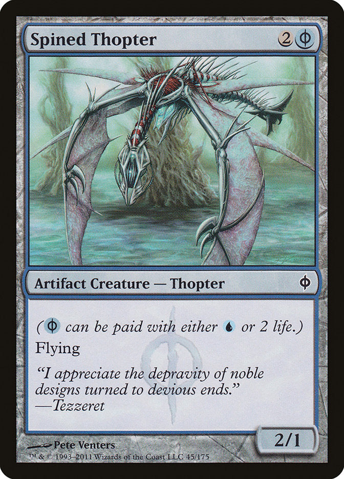 Spined Thopter – Common Magic: The Gathering card from New Phyrexia (#45)