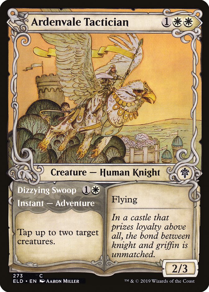 Ardenvale Tactician // Dizzying Swoop – Common Magic: The Gathering card from Throne of Eldraine (#273)