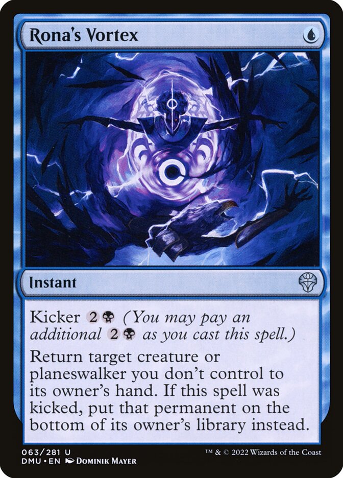 Rona's Vortex – Uncommon Magic: The Gathering card from Dominaria United (#63)