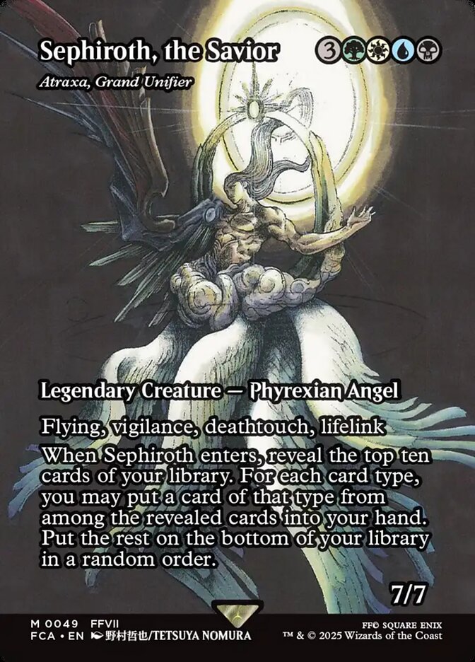 Atraxa, Grand Unifier – Mythic Magic: The Gathering card from Final Fantasy: Through the Ages (#49)