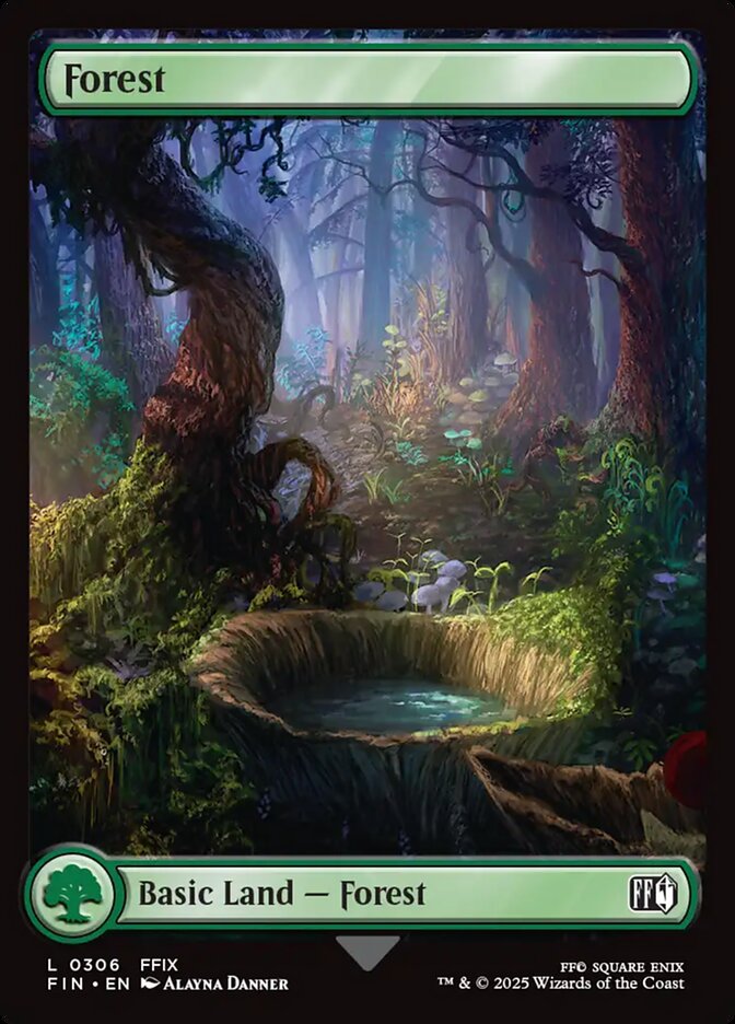 Forest – Common Magic: The Gathering card from Final Fantasy (#306)
