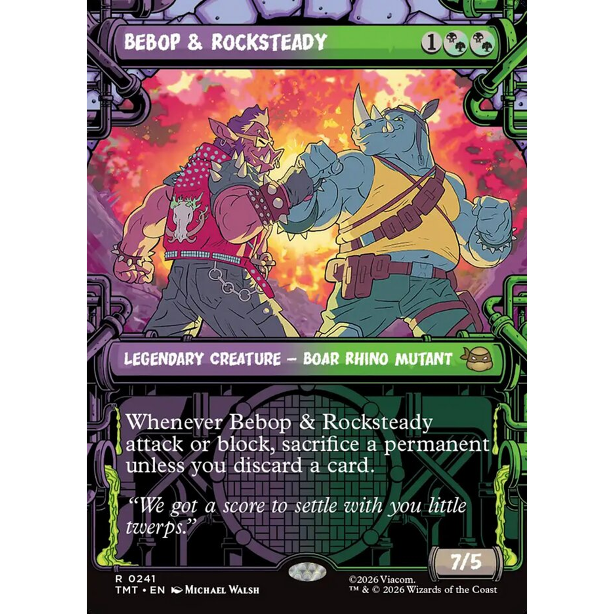 Bebop & Rocksteady (TMT 241) — Moore Collectables UK