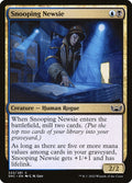 Snooping Newsie – Common Magic: The Gathering card from Streets of New Capenna (#222)