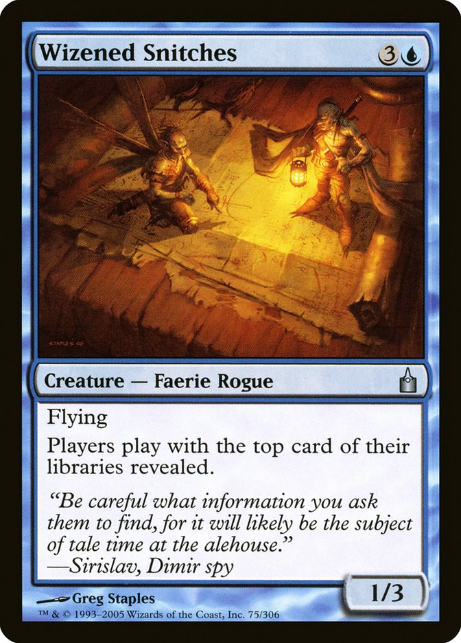 Wizened Snitches – Uncommon Magic: The Gathering card from Ravnica: City of Guilds (#75)