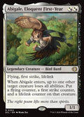 Abigale, Eloquent First-Year – Rare Magic: The Gathering card from Lorwyn Eclipsed (#204)