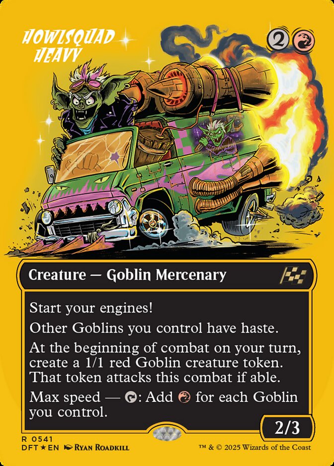 Howlsquad Heavy – Rare Magic: The Gathering card from Aetherdrift (#541)