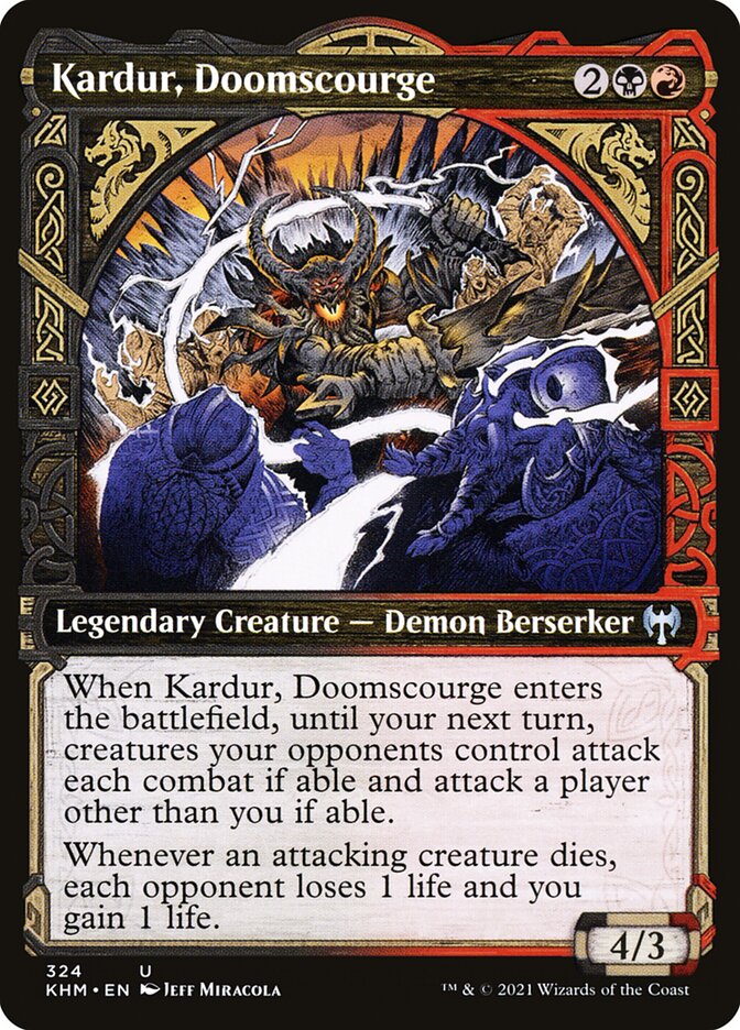 Kardur, Doomscourge – Uncommon Magic: The Gathering card from Kaldheim (#324)