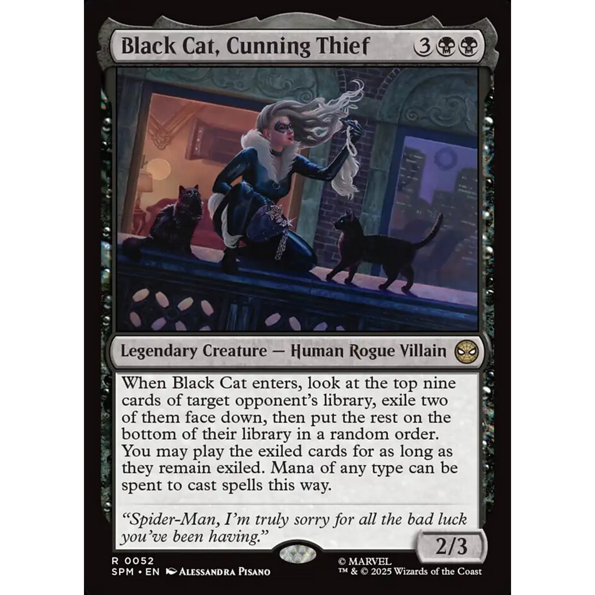 Black Cat, Cunning Thief (SPM 52) — Moore Collectables UK