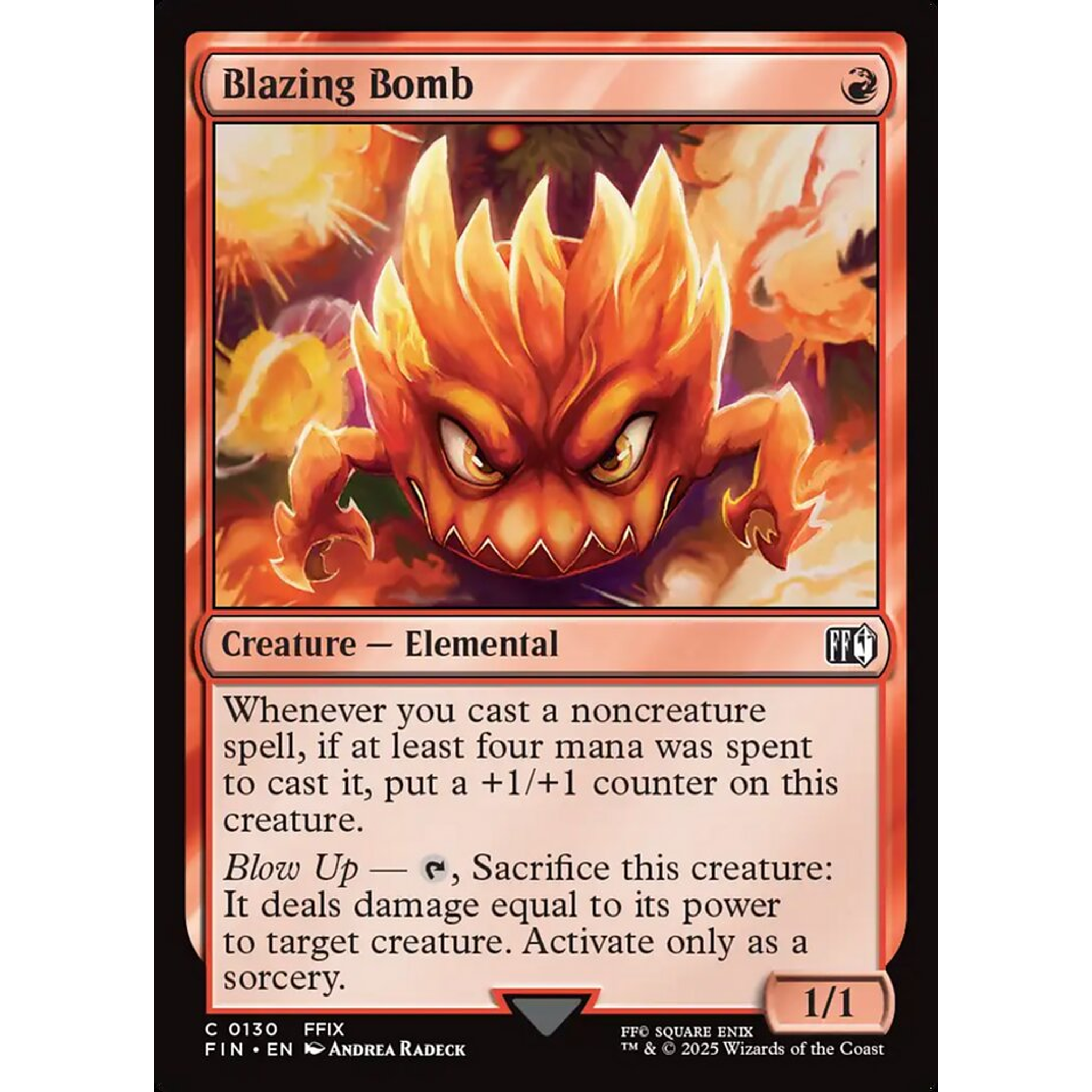 Blazing Bomb (FIN 130) — Moore Collectables UK