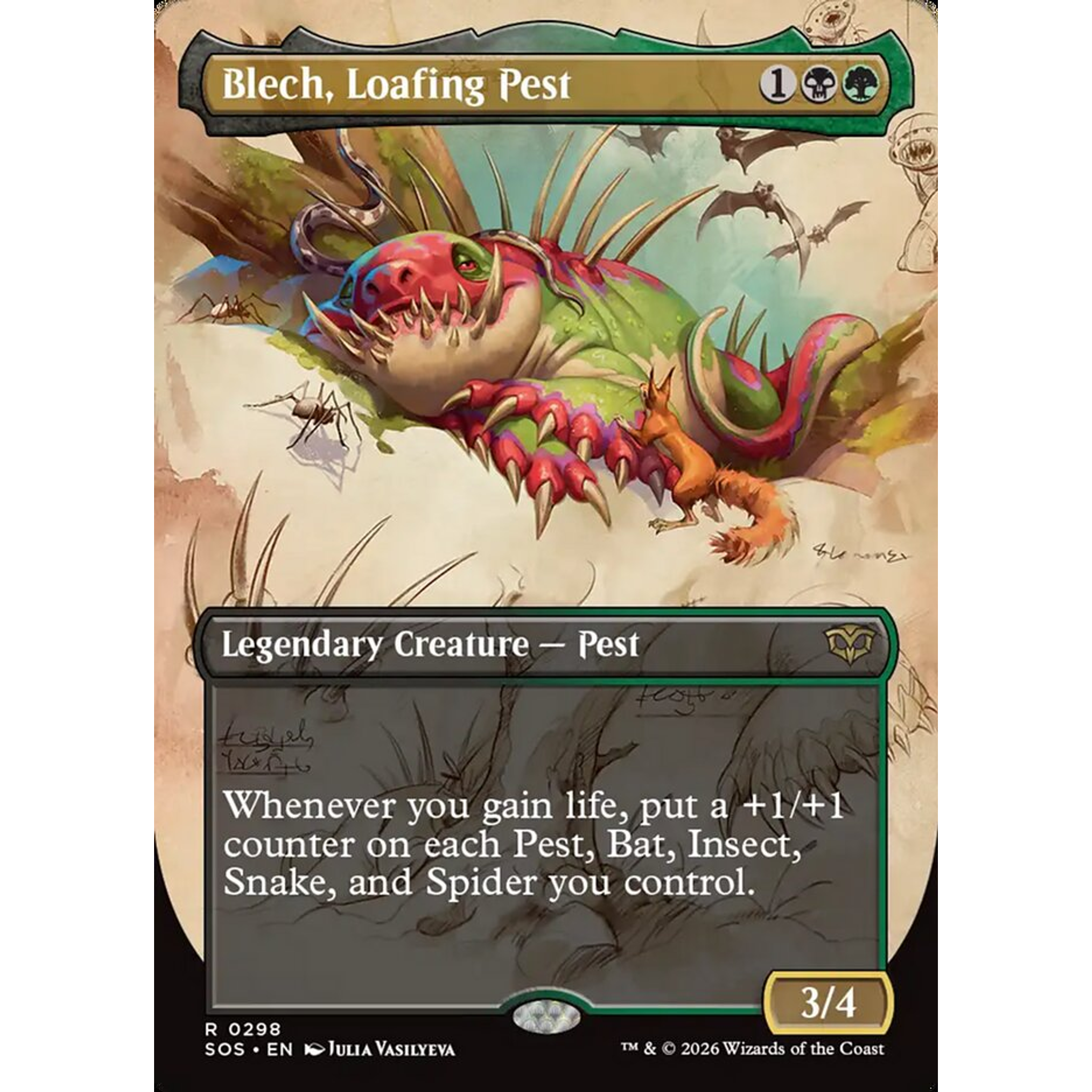 Blech, Loafing Pest (SOS 298) — Moore Collectables UK