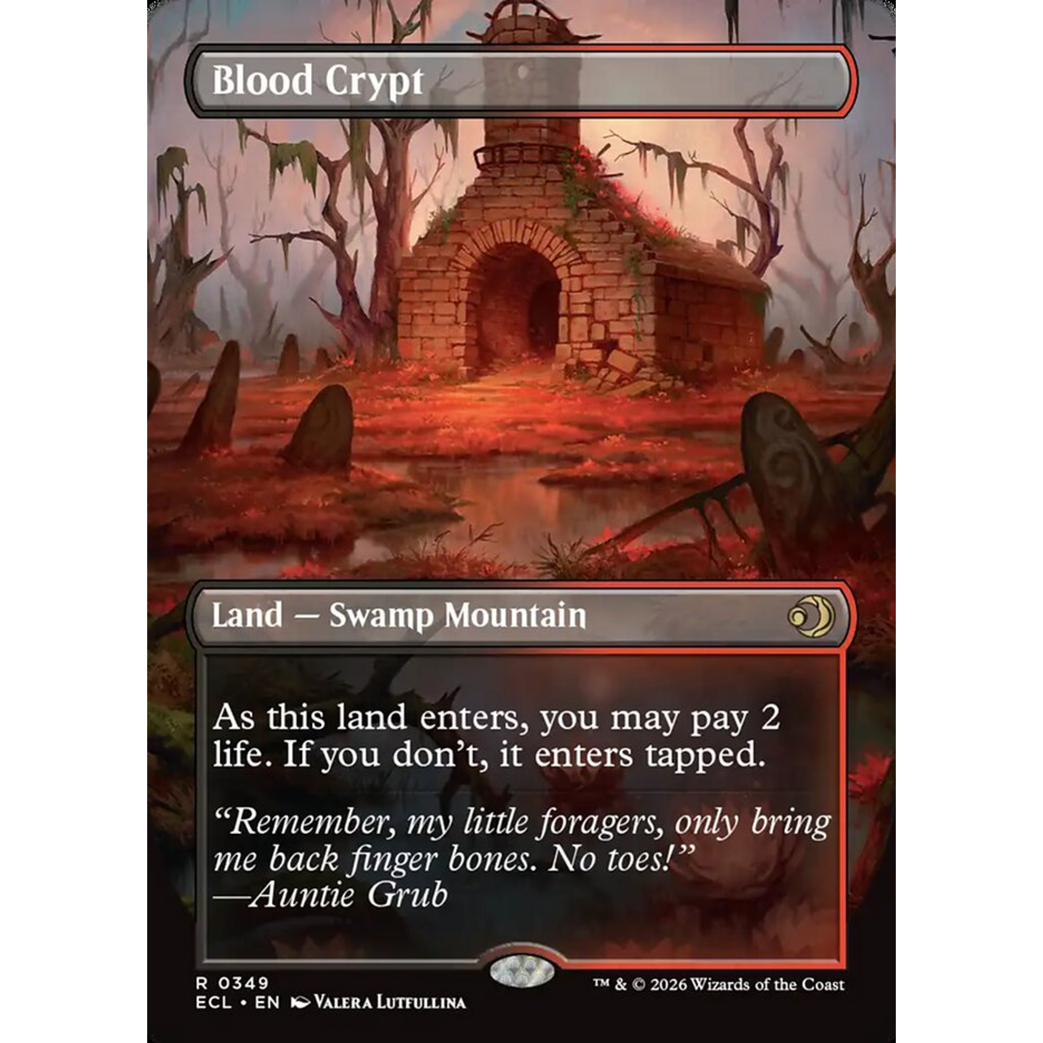 Blood Crypt // Blood Crypt (ECL 349) — Moore Collectables UK