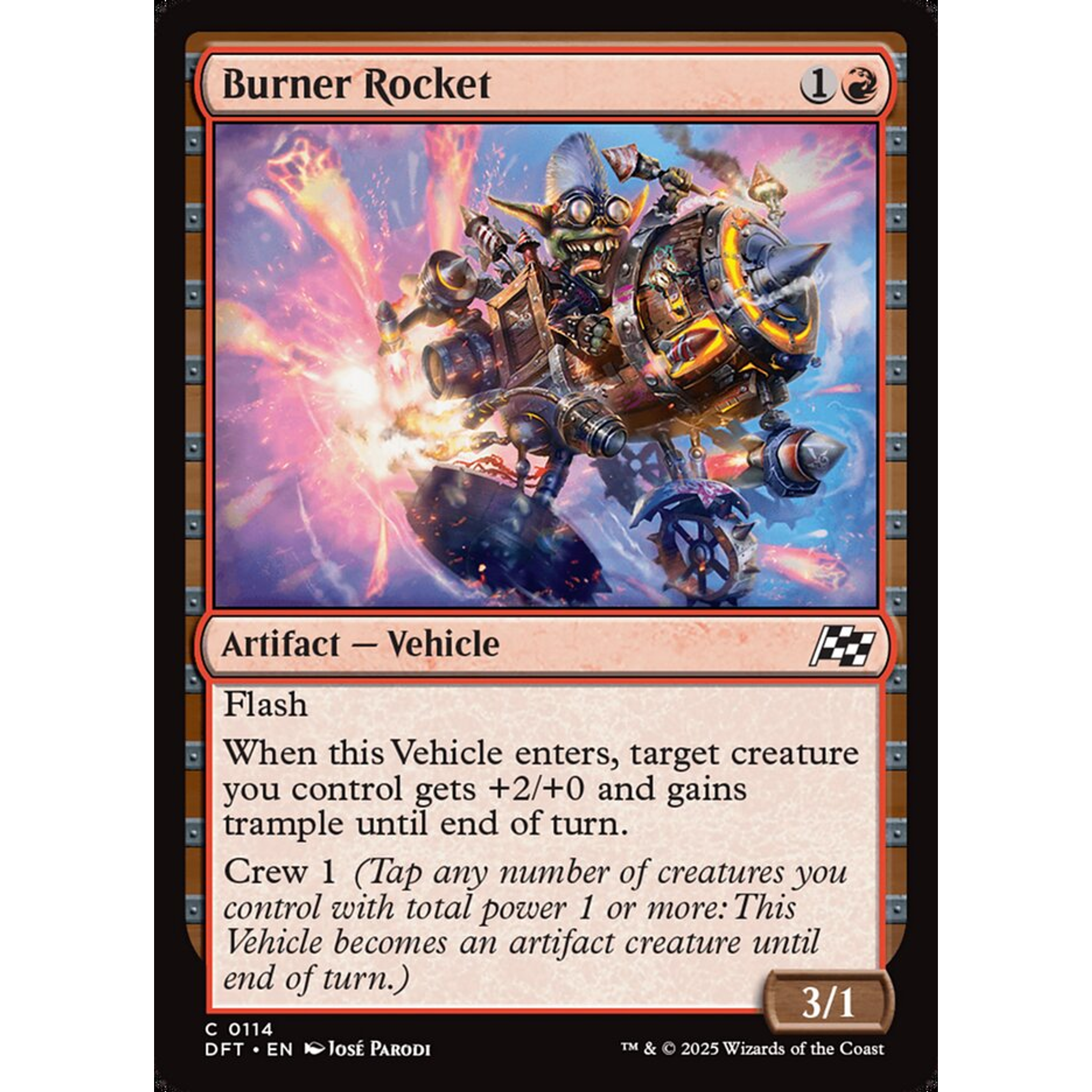 Burner Rocket (DFT 114) — Moore Collectables UK